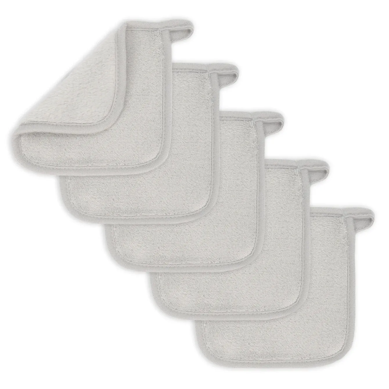 Lingettes démaquillantes en microfibre réutilisables, lot de 5, 10 ou 20 pièces 11