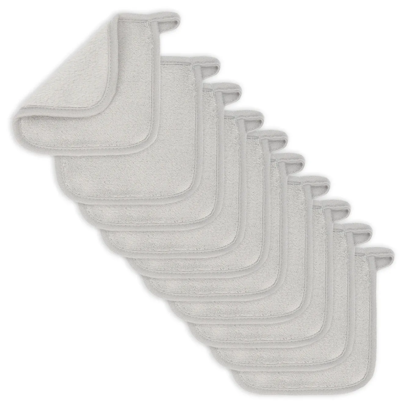 Lingettes démaquillantes en microfibre réutilisables, lot de 5, 10 ou 20 pièces 14