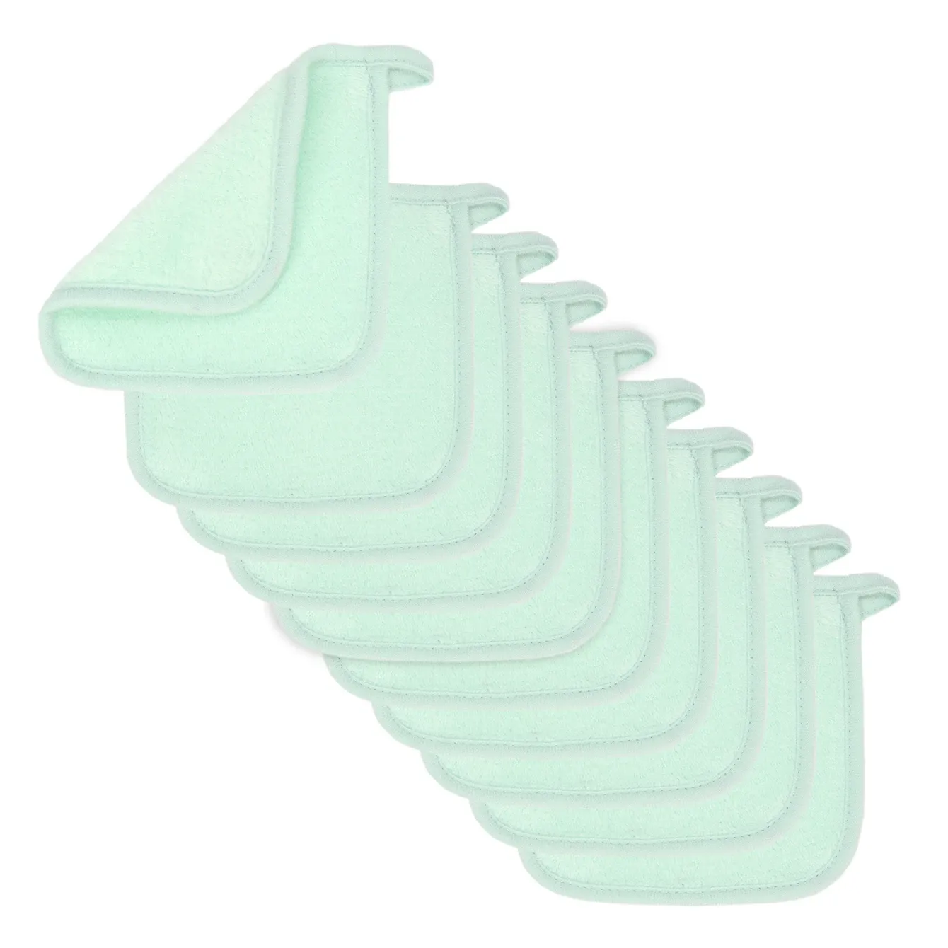 Lingettes démaquillantes en microfibre réutilisables, lot de 5, 10 ou 20 pièces 35