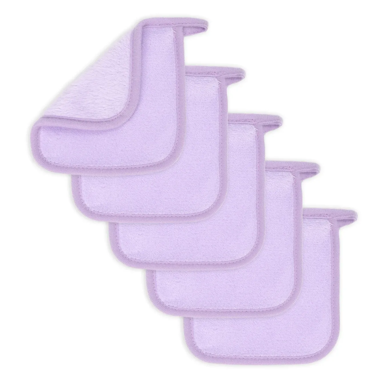 Lingettes démaquillantes en microfibre réutilisables, lot de 5, 10 ou 20 pièces 33