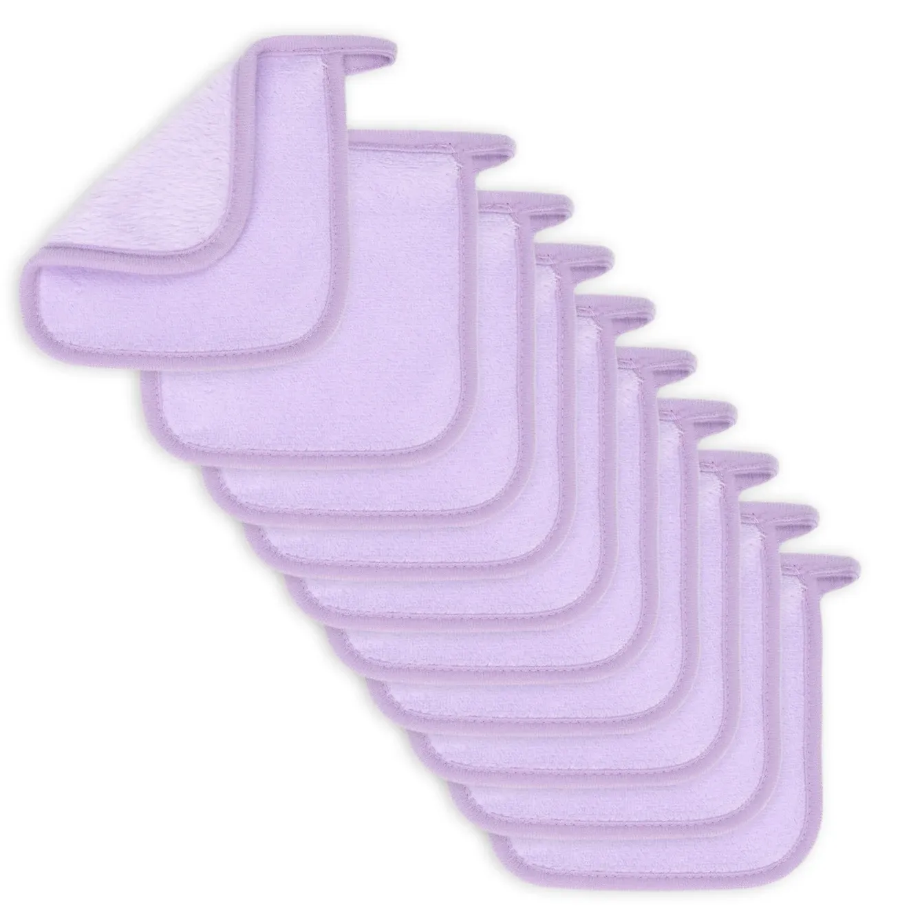 Lingettes démaquillantes en microfibre réutilisables, lot de 5, 10 ou 20 pièces 39