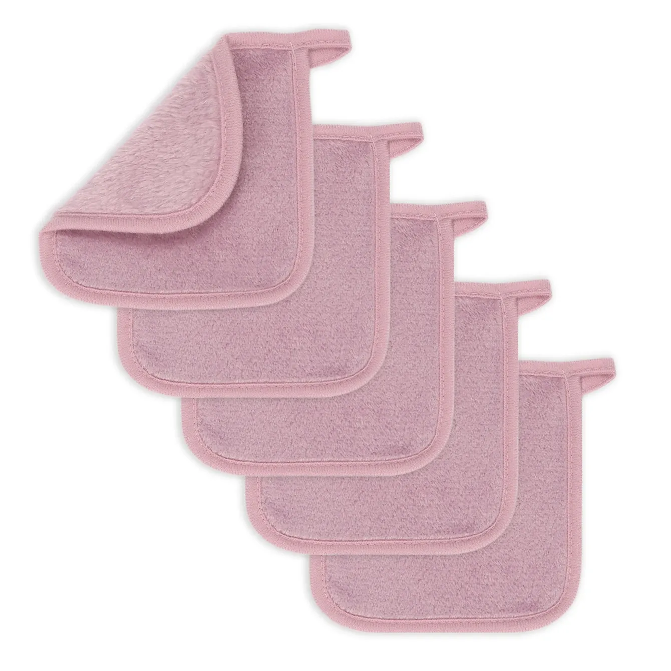 Lingettes démaquillantes en microfibre réutilisables, lot de 5, 10 ou 20 pièces 37