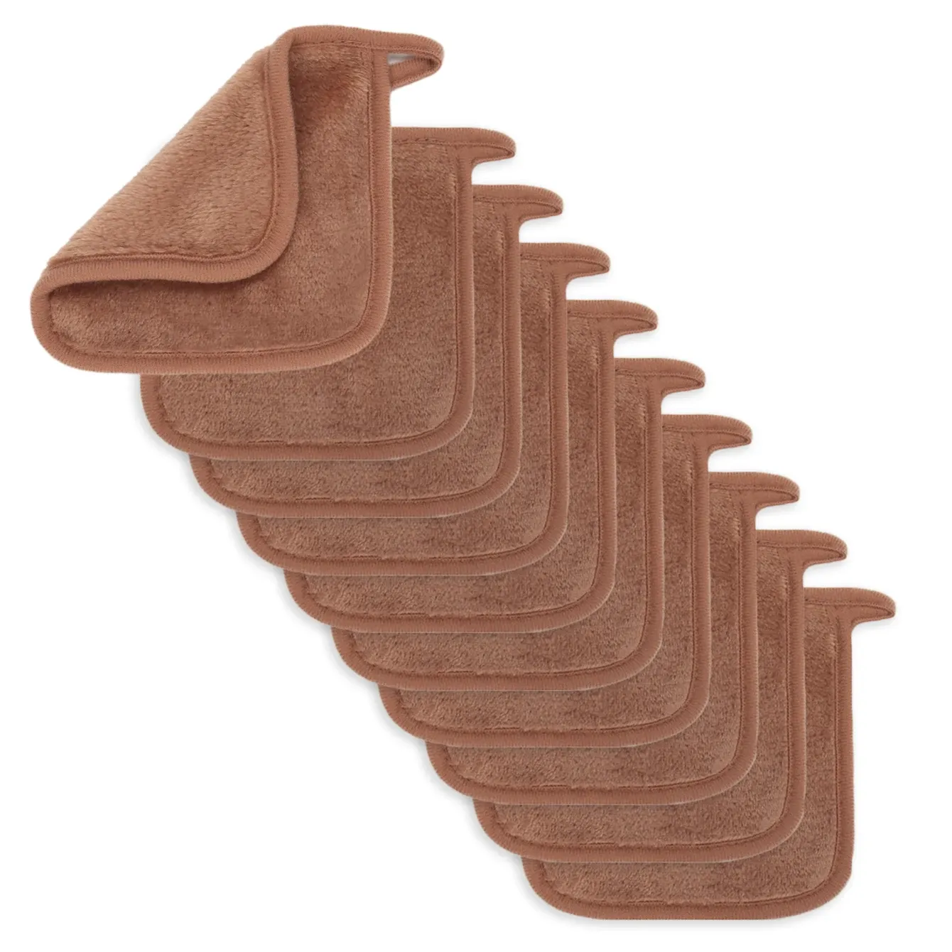 Lingettes démaquillantes en microfibre réutilisables, lot de 5, 10 ou 20 pièces 19