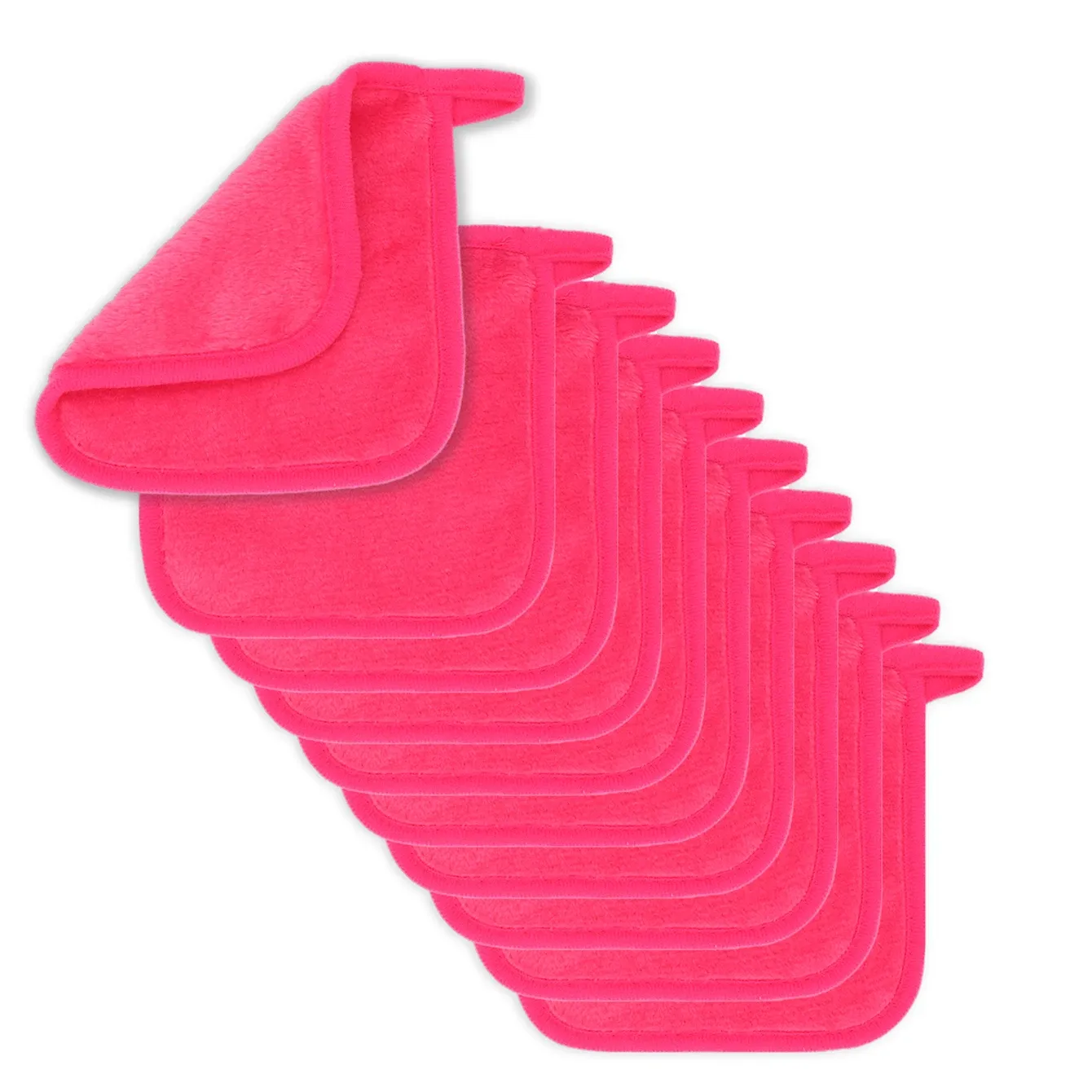 Lingettes démaquillantes en microfibre réutilisables, lot de 5, 10 ou 20 pièces 21