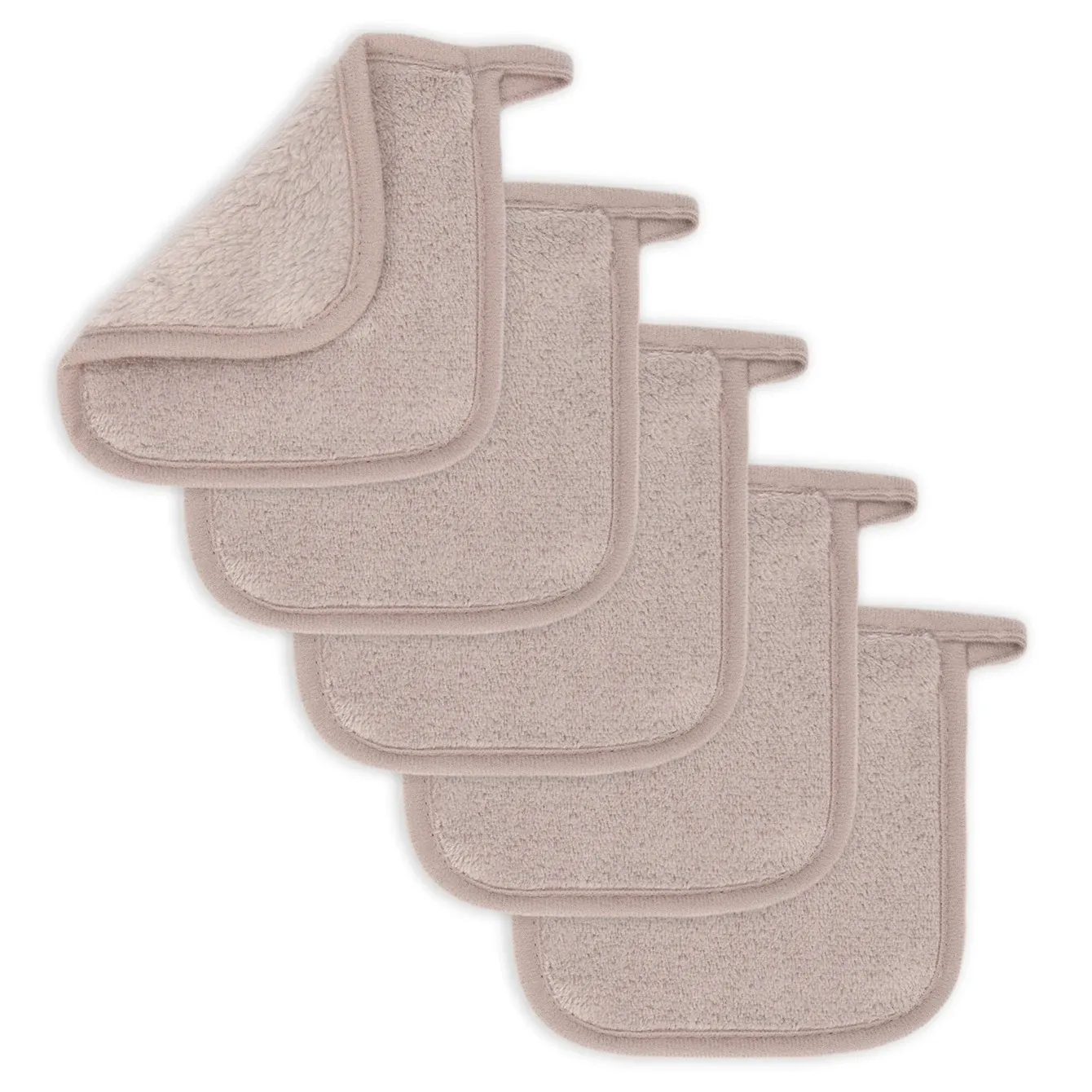 Lingettes démaquillantes en microfibre réutilisables, lot de 5, 10 ou 20 pièces 26