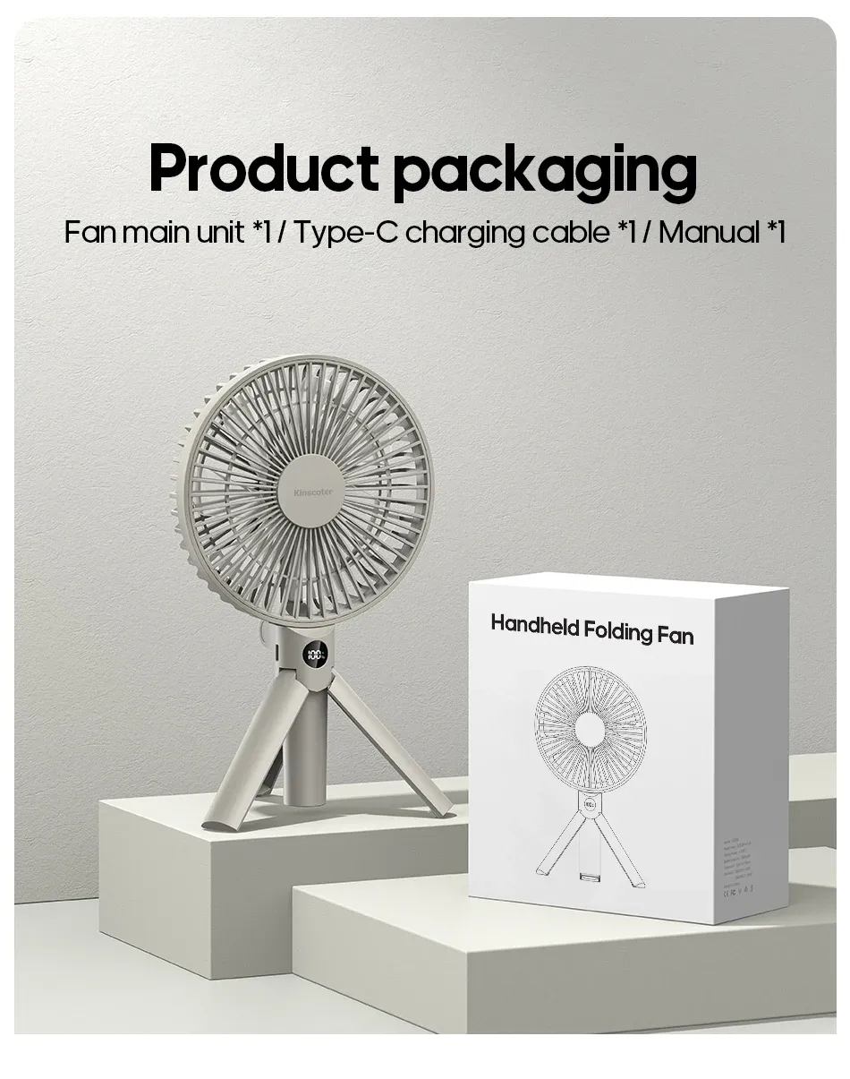 Ventilateur portable, confort en toutes circonstances