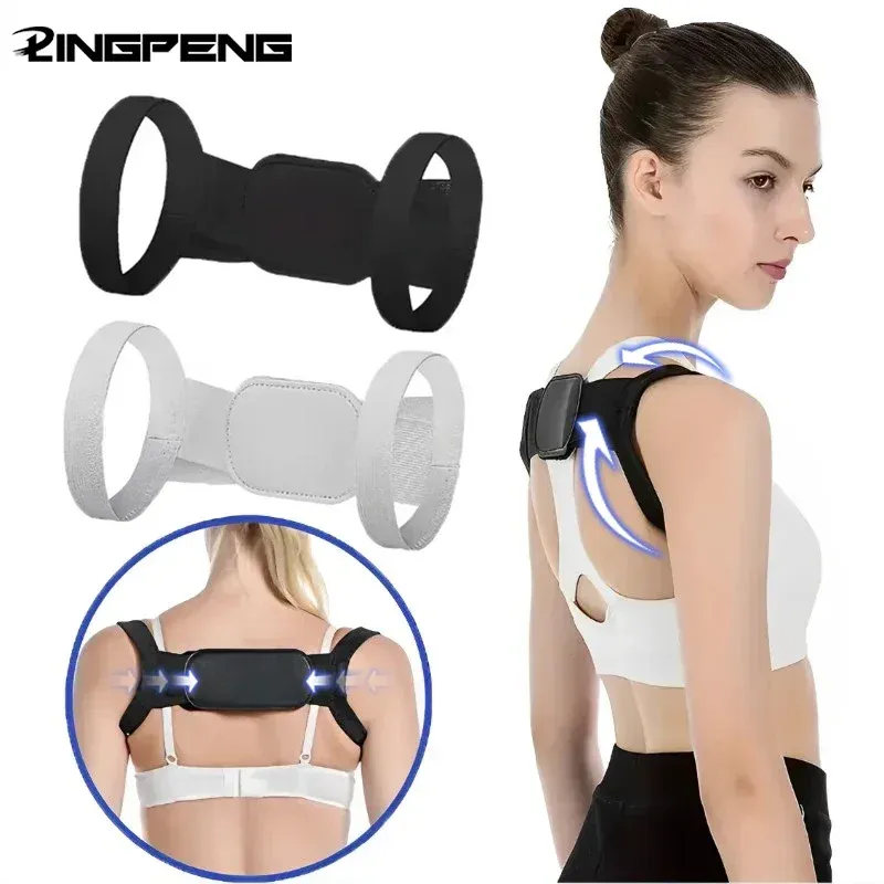 Correcteur de posture réglable, soutien du dos, harnais d'épaules, redresseur, correction de la colonne vertébrale, fixateur postural de santé, sangle 1