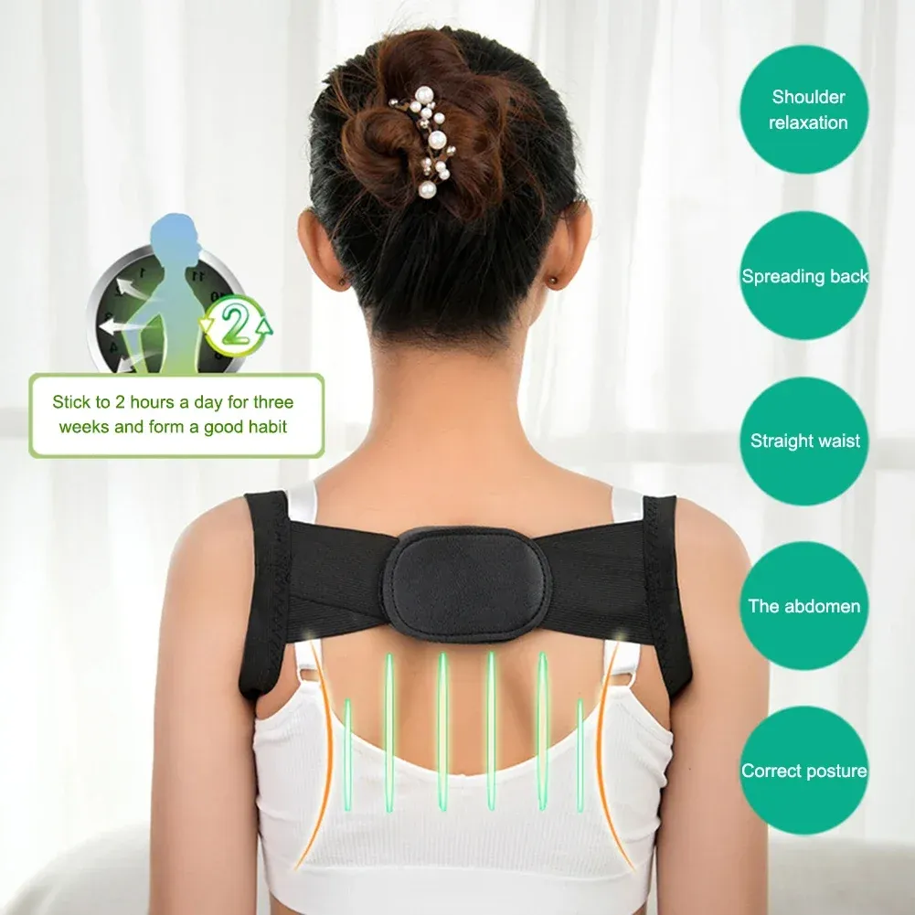 Correcteur de posture réglable, détail du soutien