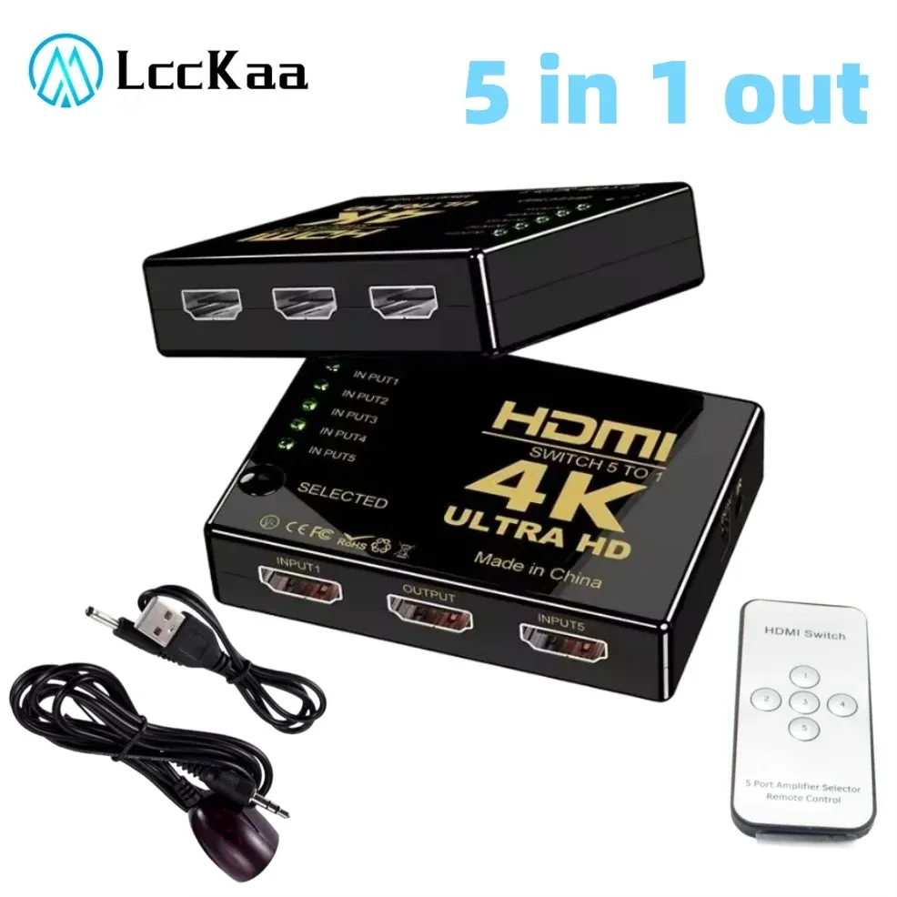 Commutateur HDMI 5 entrées 1 sortie