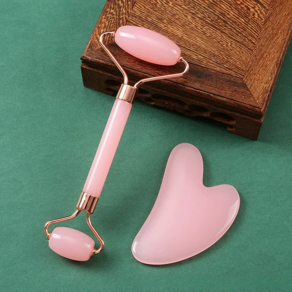 Kit de massage facial 3 pièces : rouleau de glace, gua sha et rouleau de massage 10