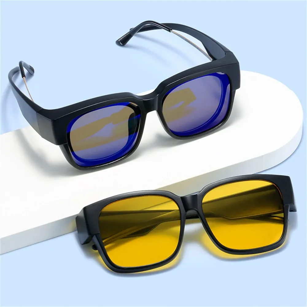 Lunettes de soleil polarisées à monture couvrante, nouvelle collection, pour hommes et femmes, style vintage, idéales pour la conduite 6