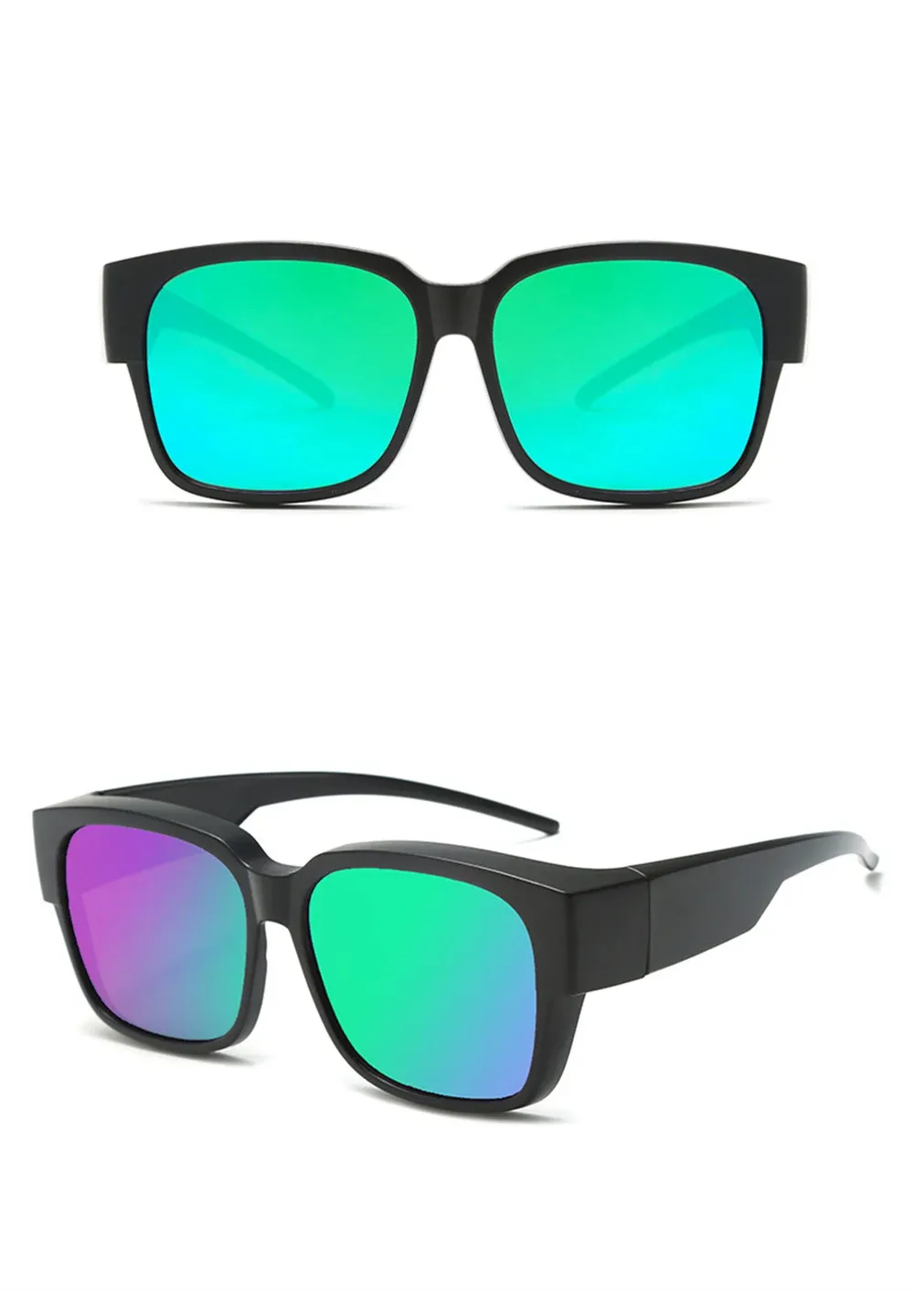 Modèle souriant portant des lunettes vintage
