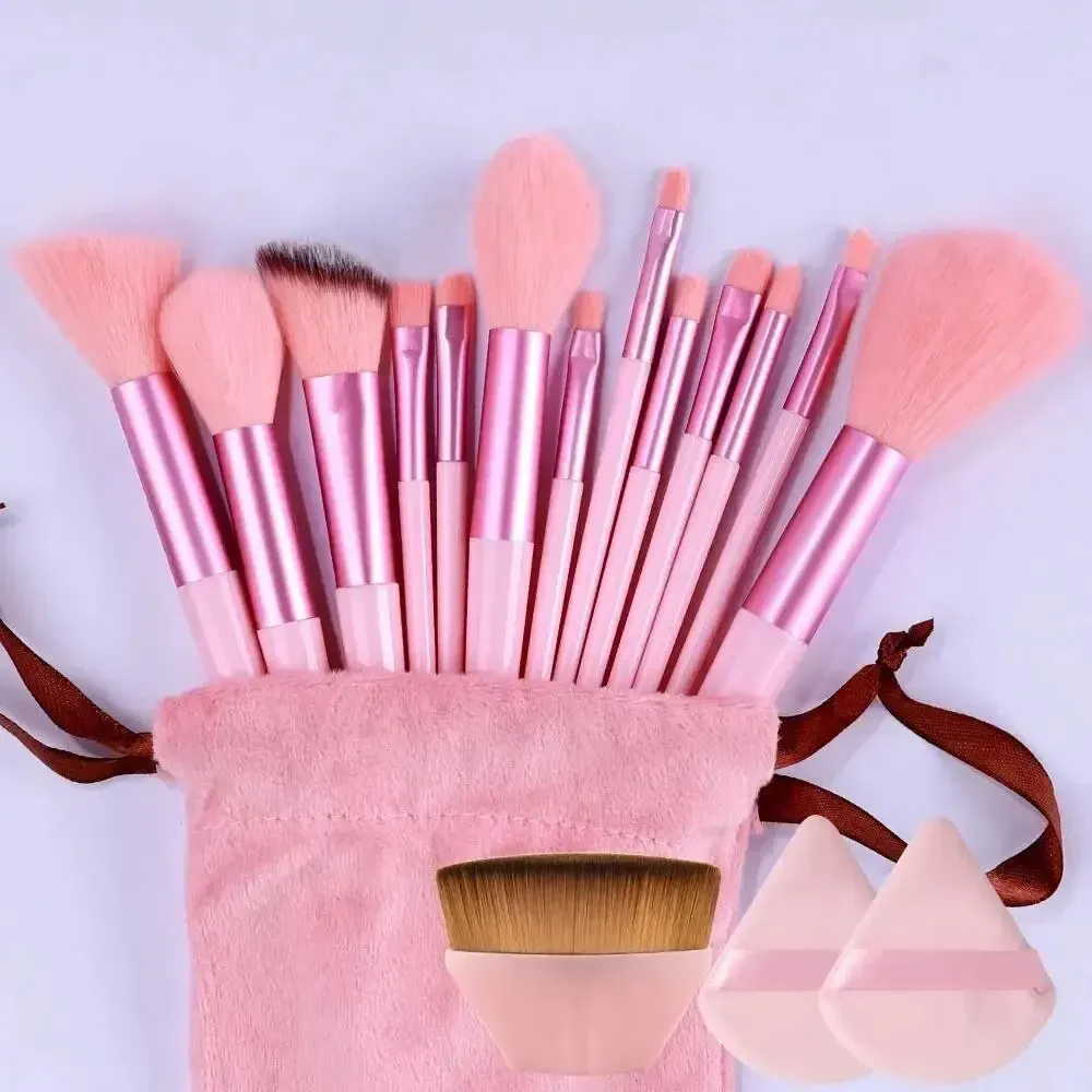 Ensemble de pinceaux de maquillage doux et moelleux, professionnel, pour fond de teint, poudre et fard à paupières, pinceau Kabuki, outil de beauté 10