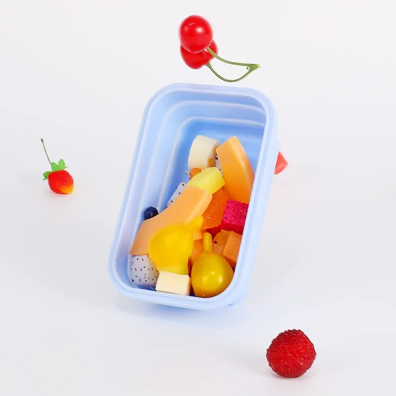 Boîte à déjeuner pliable en silicone, vue 3