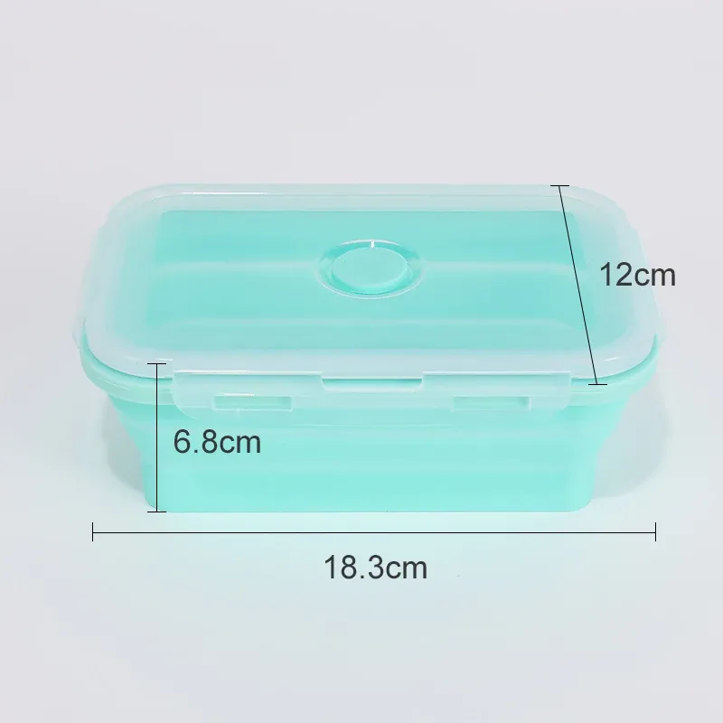 Boîte à déjeuner pliable en silicone, vue 15