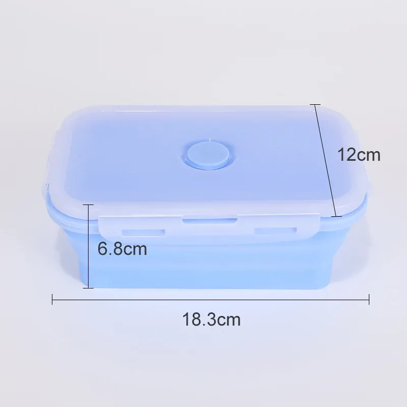 Boîte à déjeuner pliable en silicone, vue 14