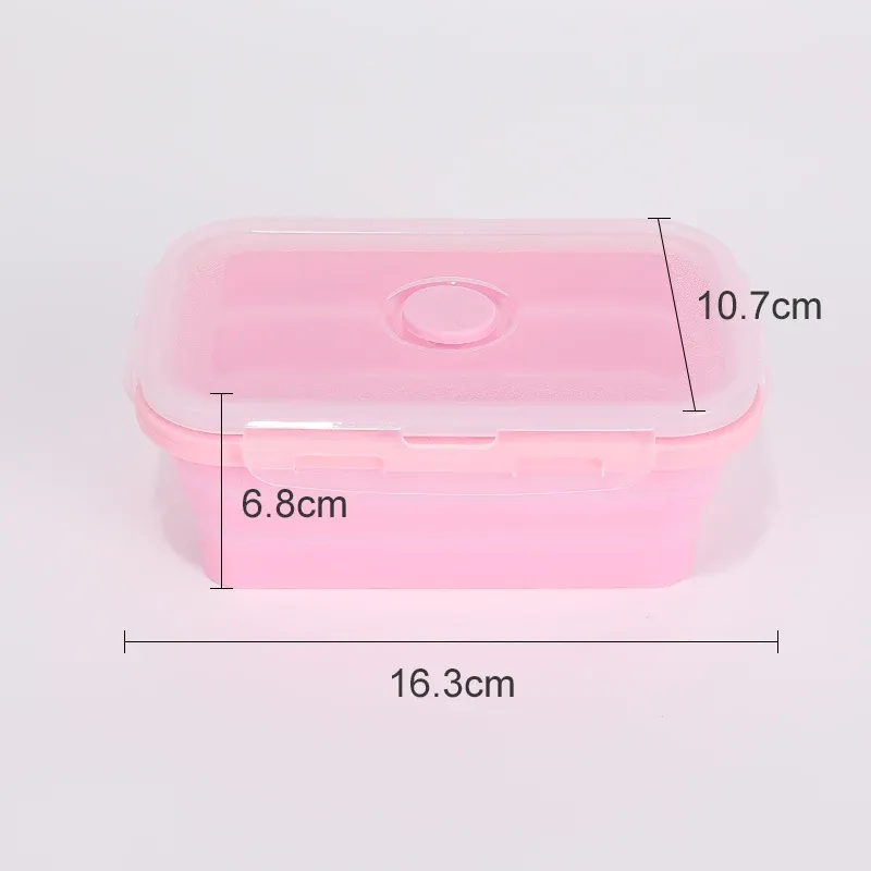Boîte à déjeuner pliable en silicone, vue 10