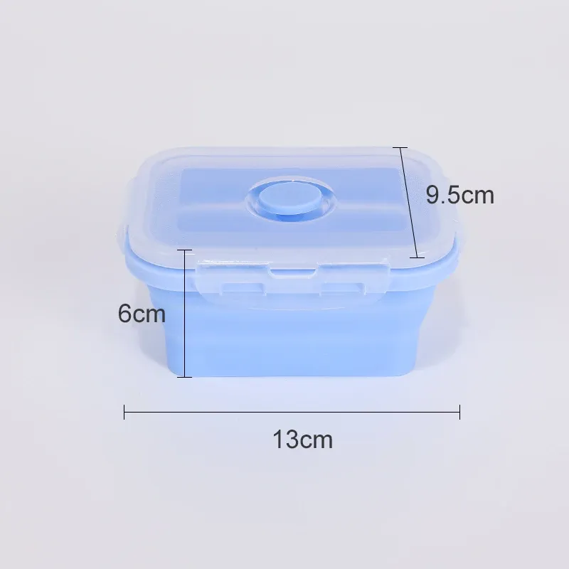 Boîte à déjeuner pliable en silicone, vue 8