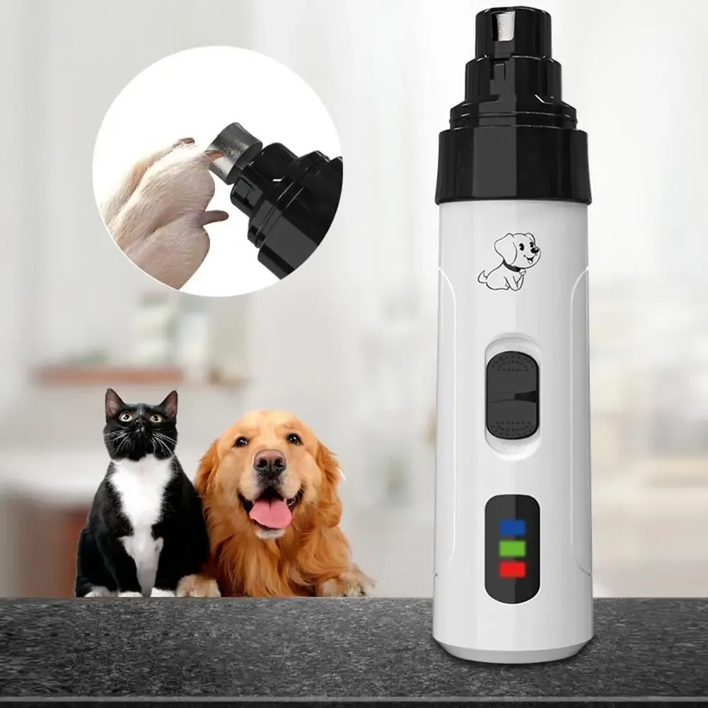 Lime électrique pour ongles d'animaux en utilisation