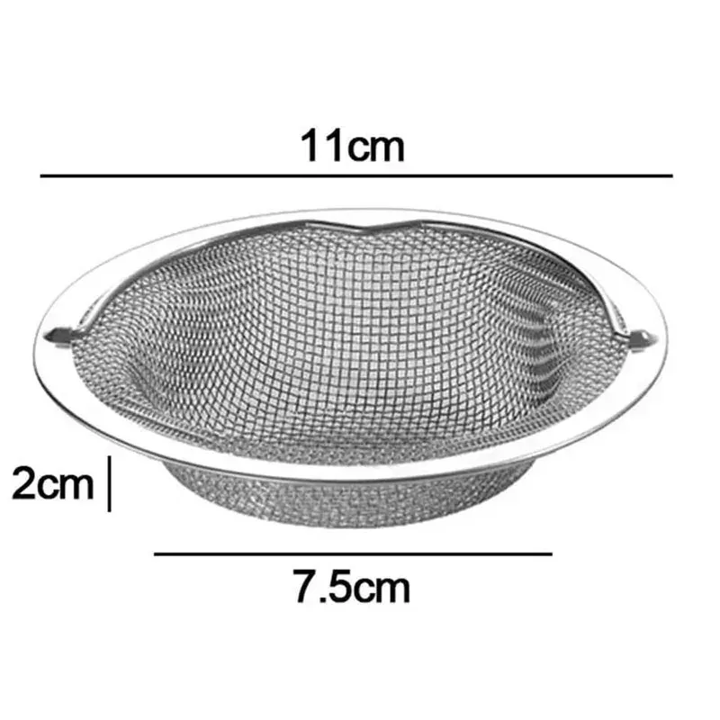 Filtre de vidange en acier inoxydable, vue de détail
