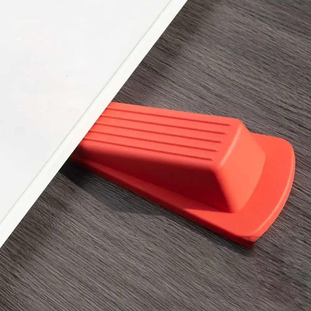 Butoir de porte en silicone autoadhésif à ventouse pour salle de bain, silencieux, anti-collision, support au sol, 12,4 x 12,4 x 3,5 cm 2