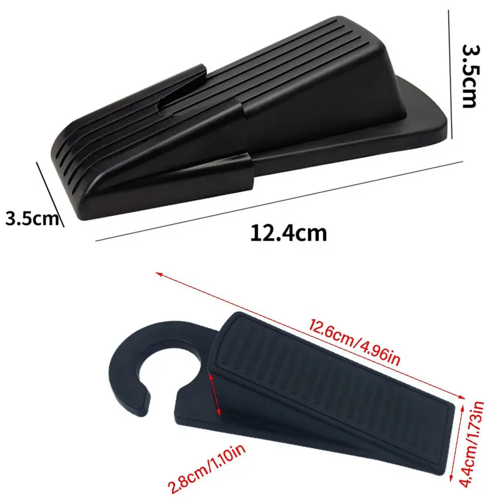 Butoir de porte en silicone autoadhésif à ventouse pour salle de bain, silencieux, anti-collision, support au sol, 12,4 x 12,4 x 3,5 cm 6