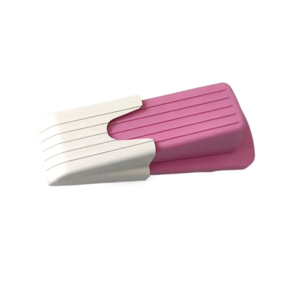 Butoir de porte en silicone autoadhésif à ventouse pour salle de bain, silencieux, anti-collision, support au sol, 12,4 x 12,4 x 3,5 cm 9