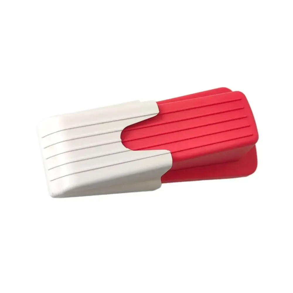 Butoir de porte en silicone autoadhésif à ventouse pour salle de bain, silencieux, anti-collision, support au sol, 12,4 x 12,4 x 3,5 cm 8