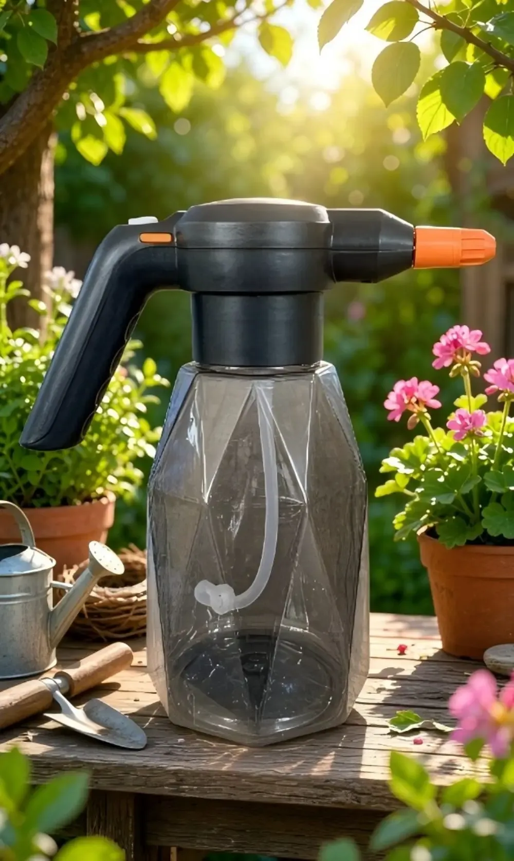 Arrosoir électrique rechargeable 2 L portatif, pulvérisateur d'eau pour plantes de jardin - Image 1