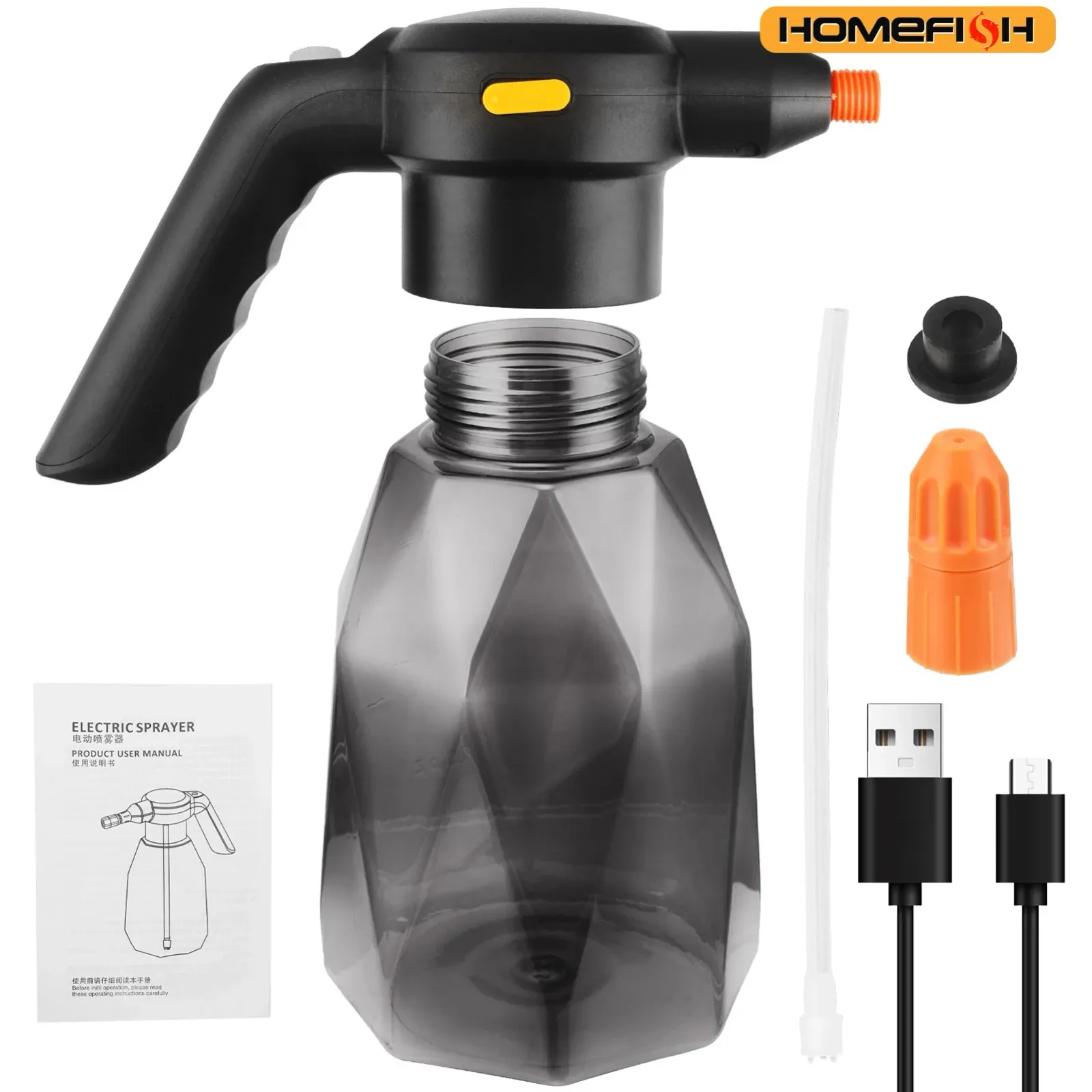 Arroseur électrique rechargeable pour plantes de jardin