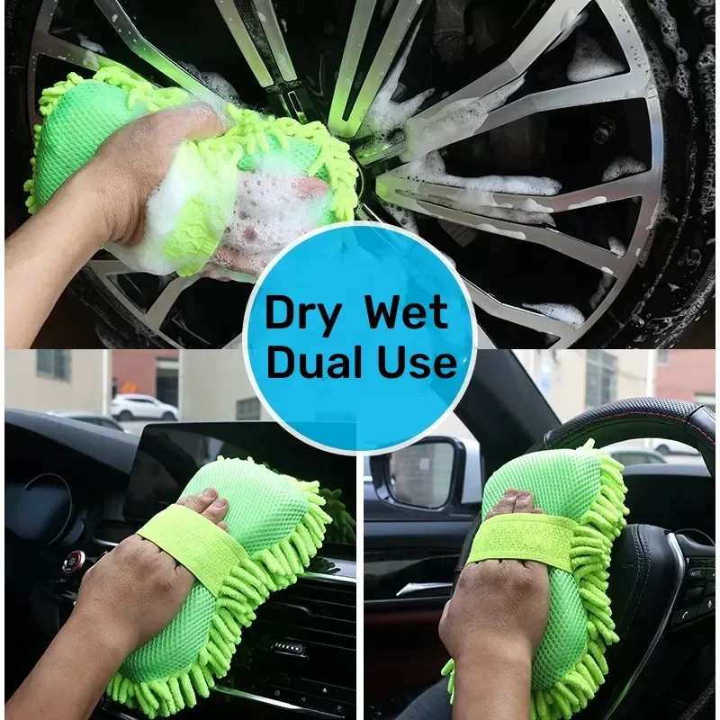 Gants et accessoires de lavage auto microfibre