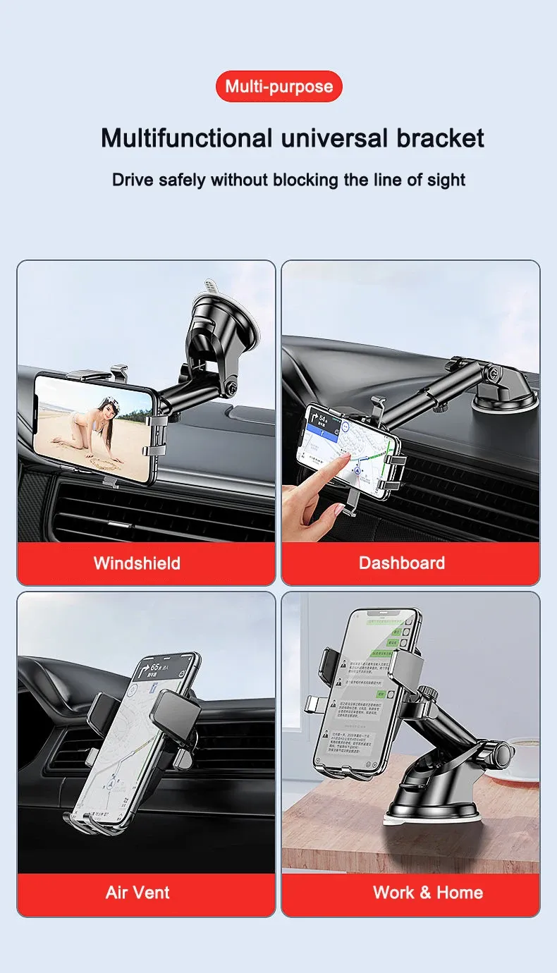 Support de téléphone pour voiture, vue détaillée