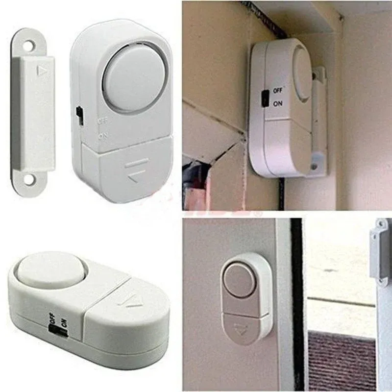 Alarme de porte et fenêtre sans fil, système d'alarme de sécurité antivol pour la maison, avec capteur magnétique 5