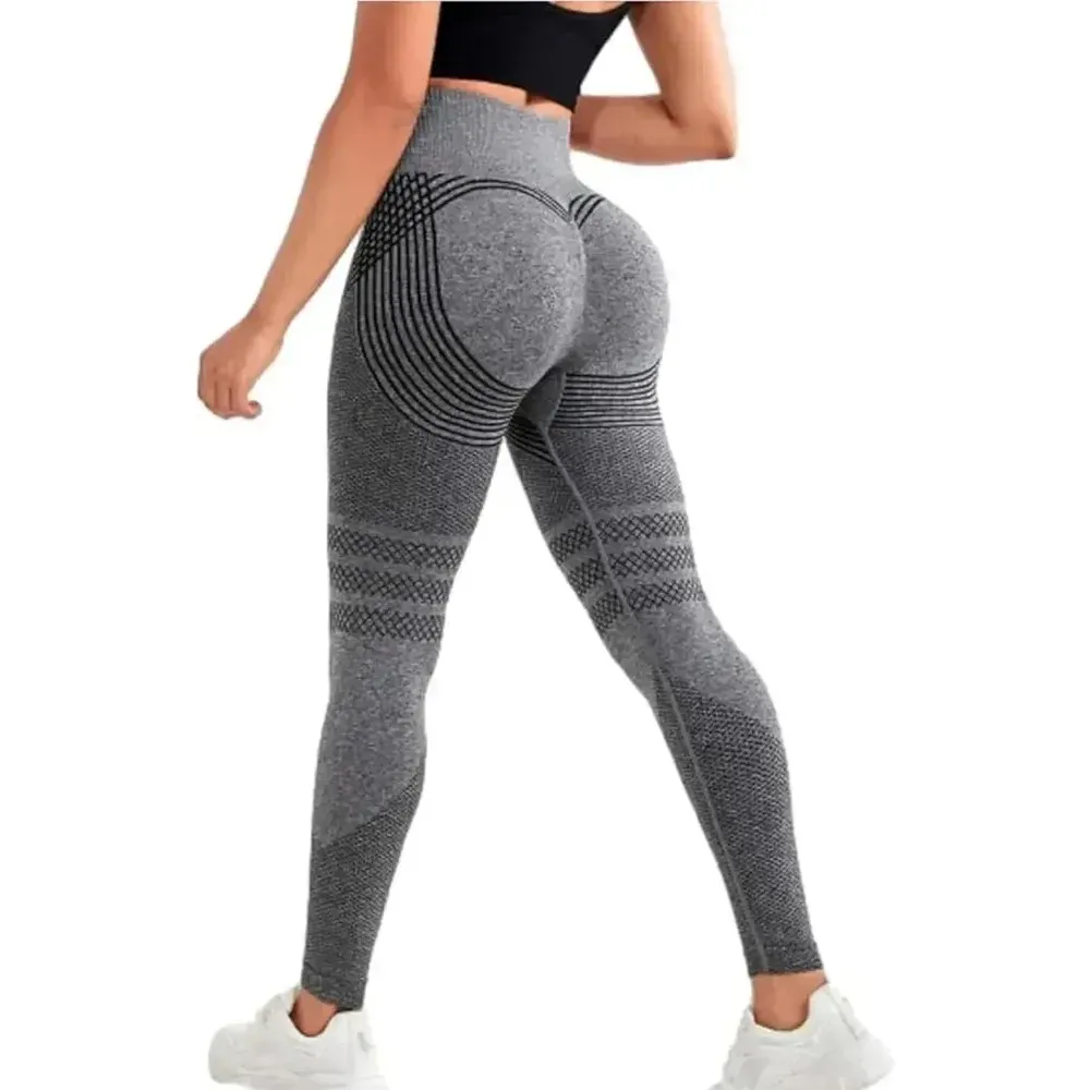 Legging 3D taille haute effet push-up pour la salle de sport et le yoga 4