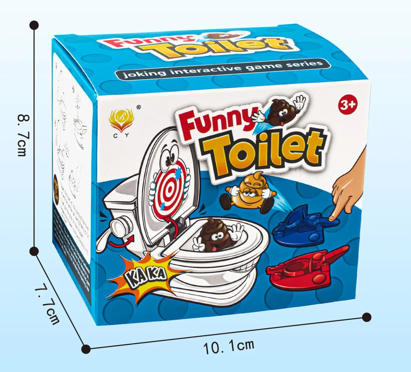 Mini toilettes anti-stress, scène de jeu conviviale