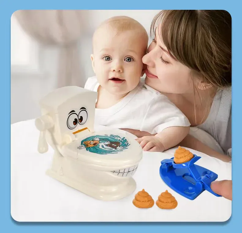 Mini toilettes anti-stress en situation de jeu