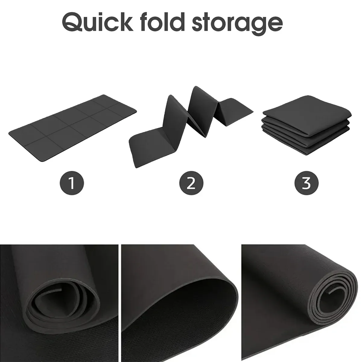 Détail du tapis de yoga en EVA