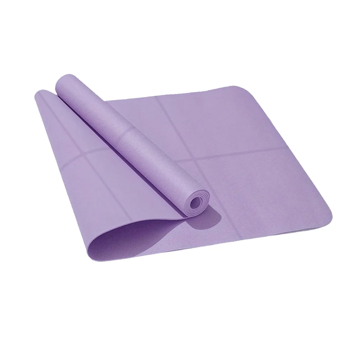 Tapis de yoga de sport en EVA, confortable, en mousse de 4 mm d'épaisseur, pour le yoga, le pilates et la gymnastique. 7