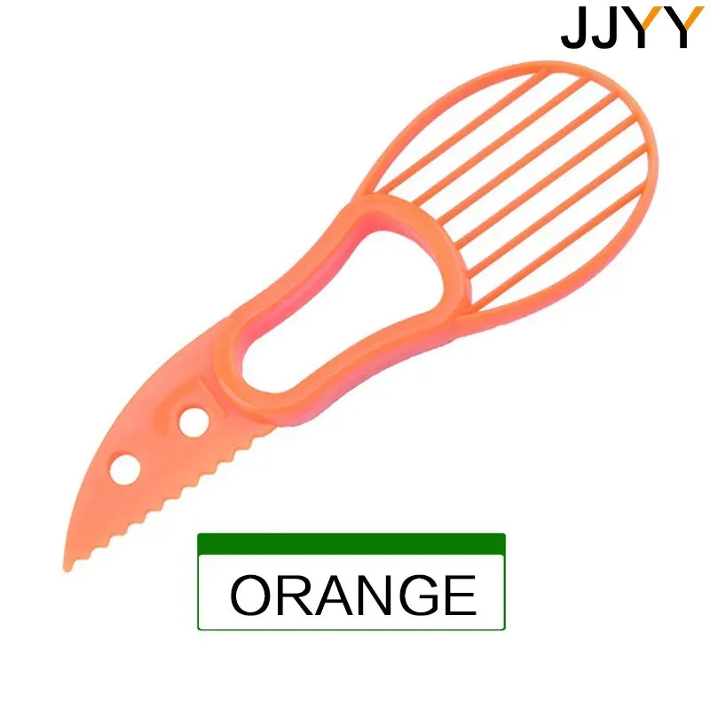 Coupe-avocat 3 en 1 avec éplucheur de fruits, séparateur de pulpe et couteau en plastique 9