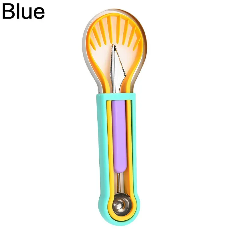 Coupe-avocat 3 en 1 avec éplucheur de fruits, séparateur de pulpe et couteau en plastique 8