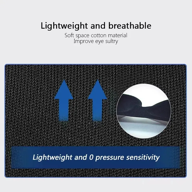 Masque de sommeil 3D profilé, concave, occultant pour hommes et femmes, pour un sommeil profond et une vision nocturne 6