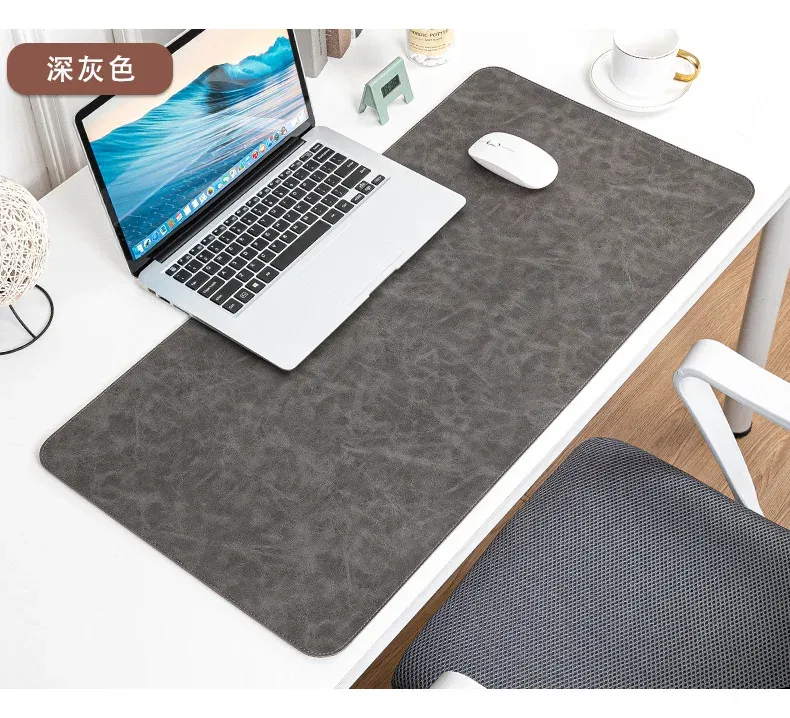 Tapis de bureau en PU pour ordinateur portable