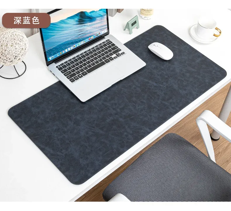 Tapis de bureau antidérapant, vue latérale
