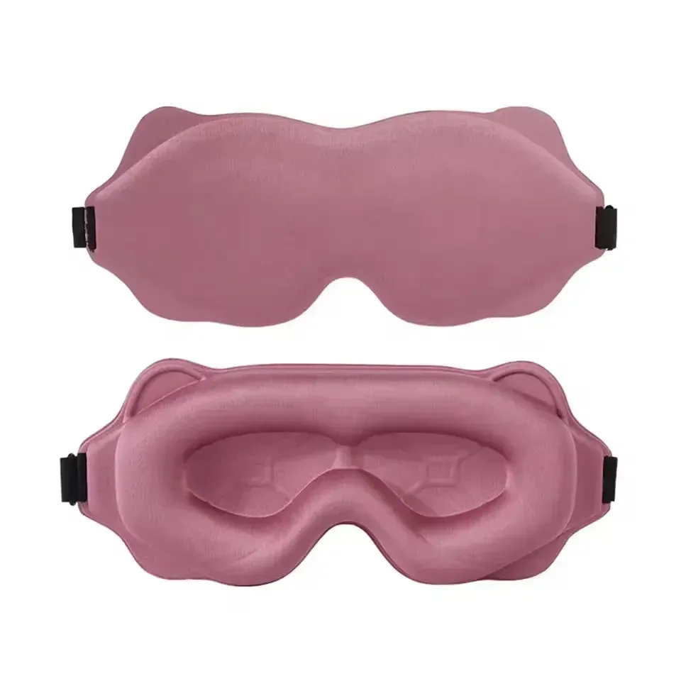 Masque de sommeil léger en 3D avec bandeau réglable, idéal pour les voyages 12