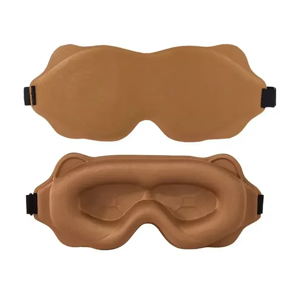 Masque de sommeil léger en 3D avec bandeau réglable, idéal pour les voyages 11