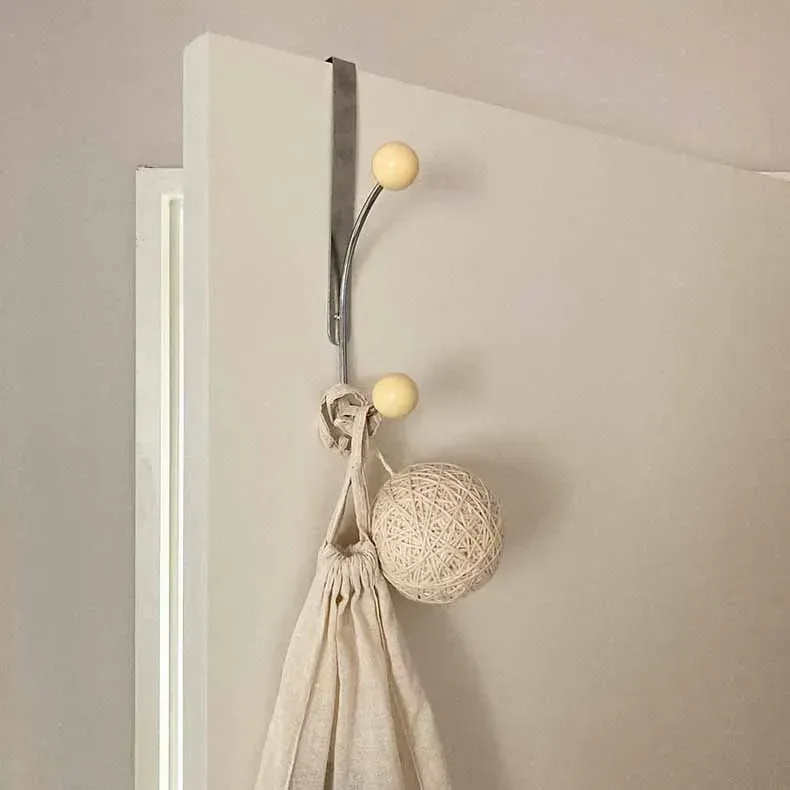 Crochet de porte portable, vue rapprochée