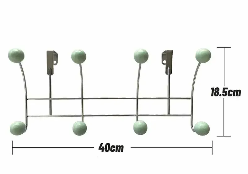 Crochet de porte portable, vue latérale