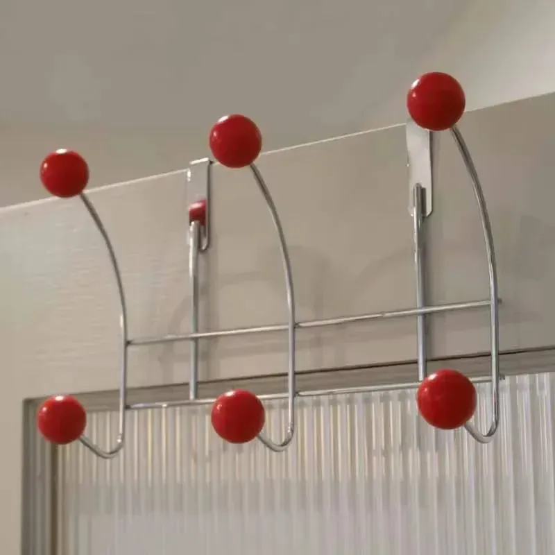 Crochet de porte portable sans perçage, porte-manteau multifonctionnel pour chambre et cuisine 20