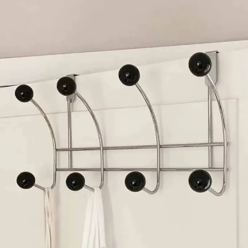 Crochet de porte portable sans perçage, porte-manteau multifonctionnel pour chambre et cuisine 23