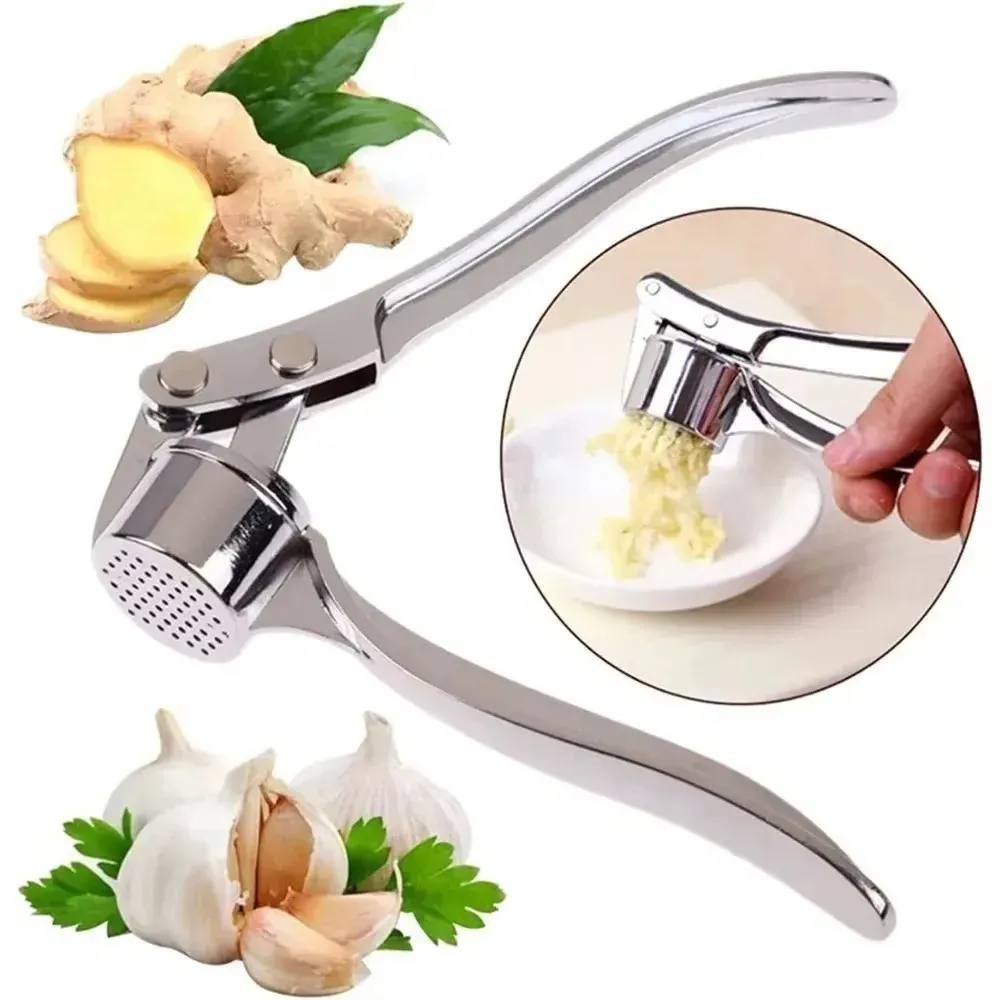 Presse-ail haute efficacité, robuste, facile à utiliser et à nettoyer, antirouille et lavable au lave-vaisselle 2